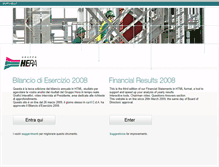 Tablet Screenshot of be2008.gruppohera.it